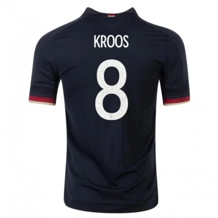 Billiga Fotbollströjor Tyskland Kroos 8 Borta tröja EM 2020 Kortärmad